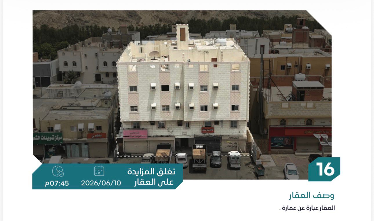 Preview image for عمارة تجارية سكنية بحي وادي السلولي المرحلة الاولي
