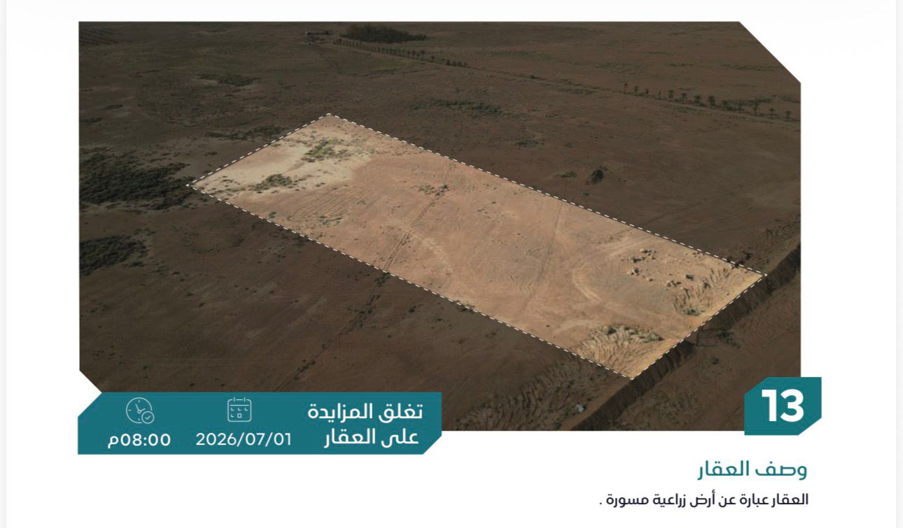 Preview image for ارض زراعيه مسوره في قصيباء