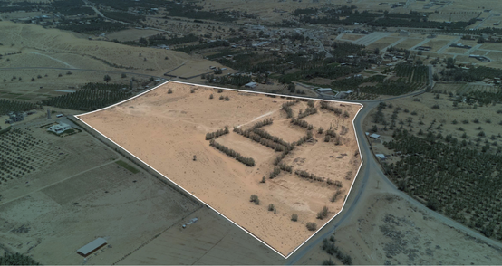Preview image for مزرعة - بمساحة 163,140.91 متر مربع - حي العاقول