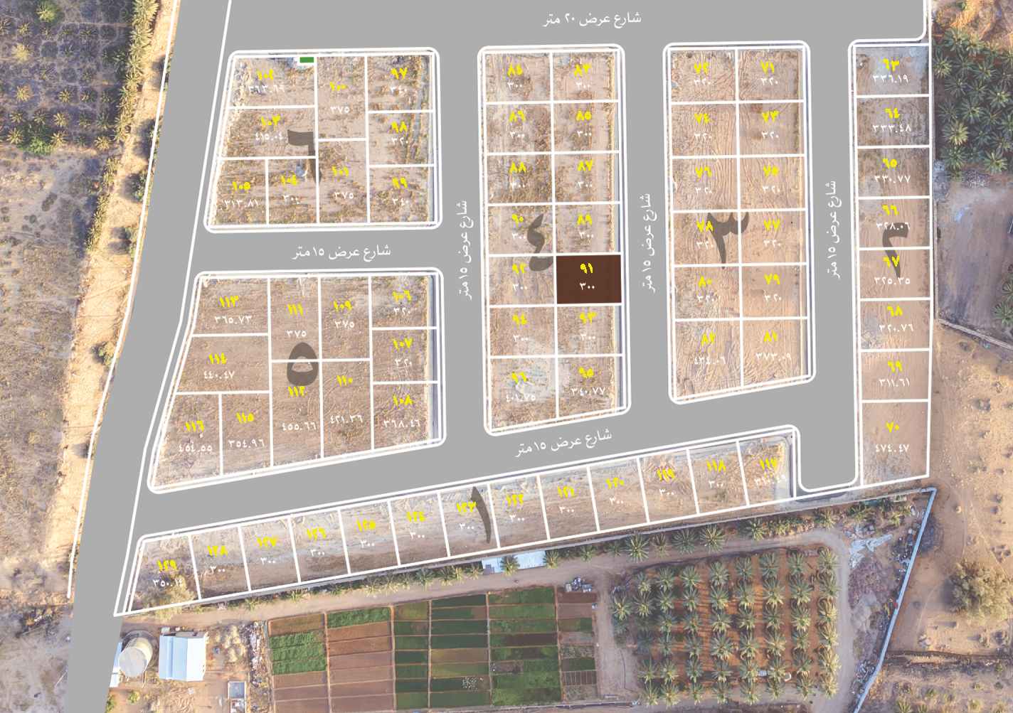 Preview image for قطعة سكنية رقم 91 بلك رقم 4