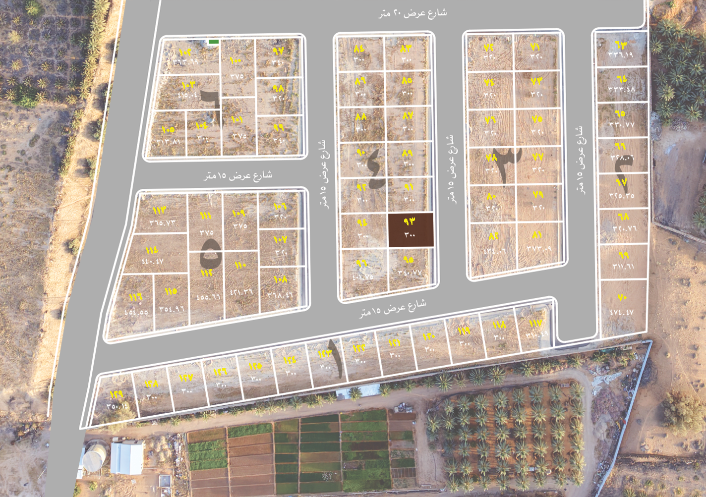 Preview image for قطعة سكنية رقم 93 بلك رقم 4