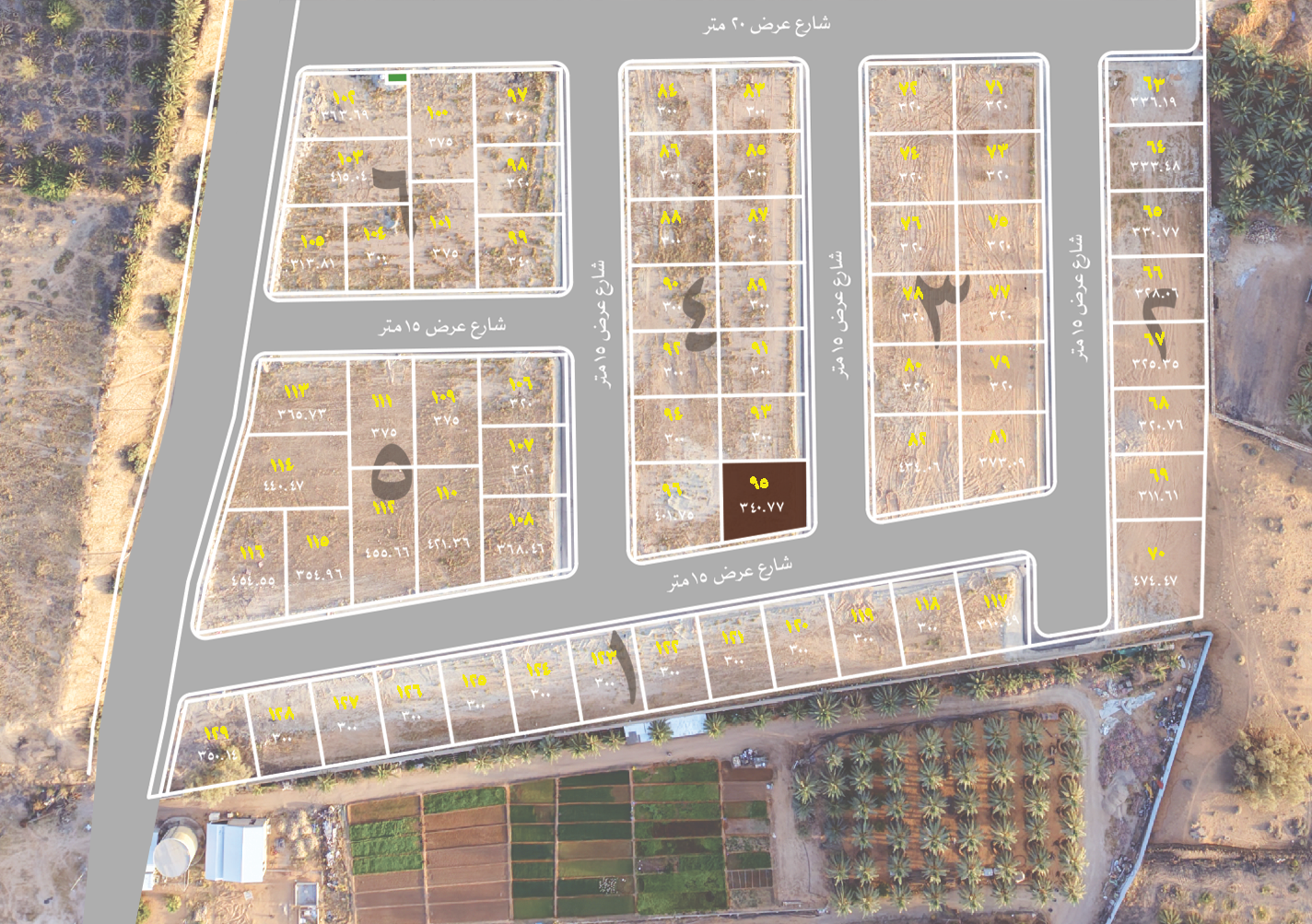 Preview image for قطعة سكنية رقم 95 بلك رقم 4
