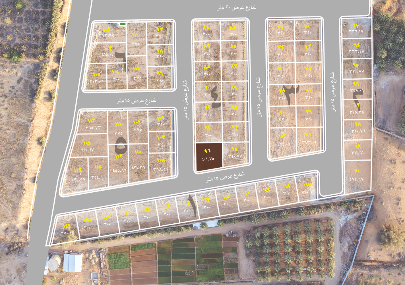 Preview image for قطعة سكنية رقم 96 بلك رقم 4