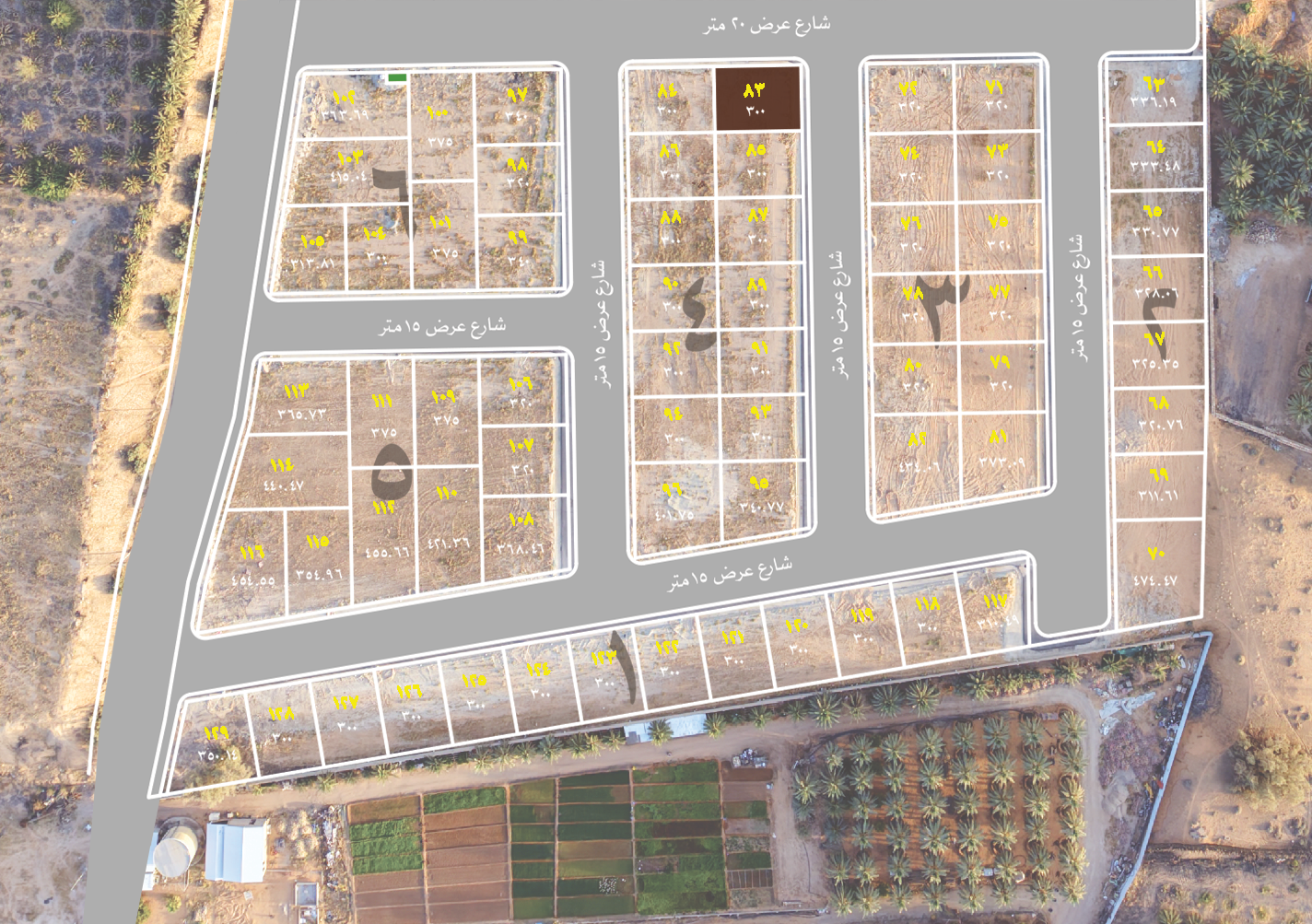 Preview image for قطعة سكنية رقم 83 بلك رقم 4