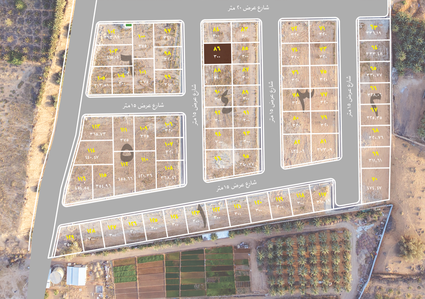 Preview image for قطعة سكنية رقم 86 بلك رقم 4
