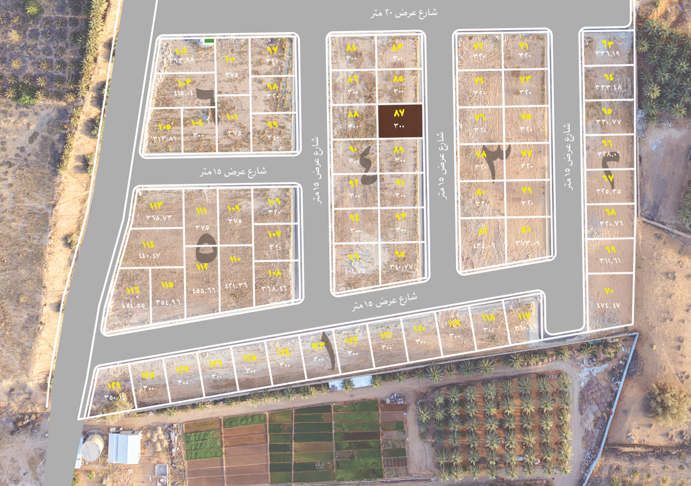 Preview image for قطعة سكنية رقم 87 بلك رقم 4