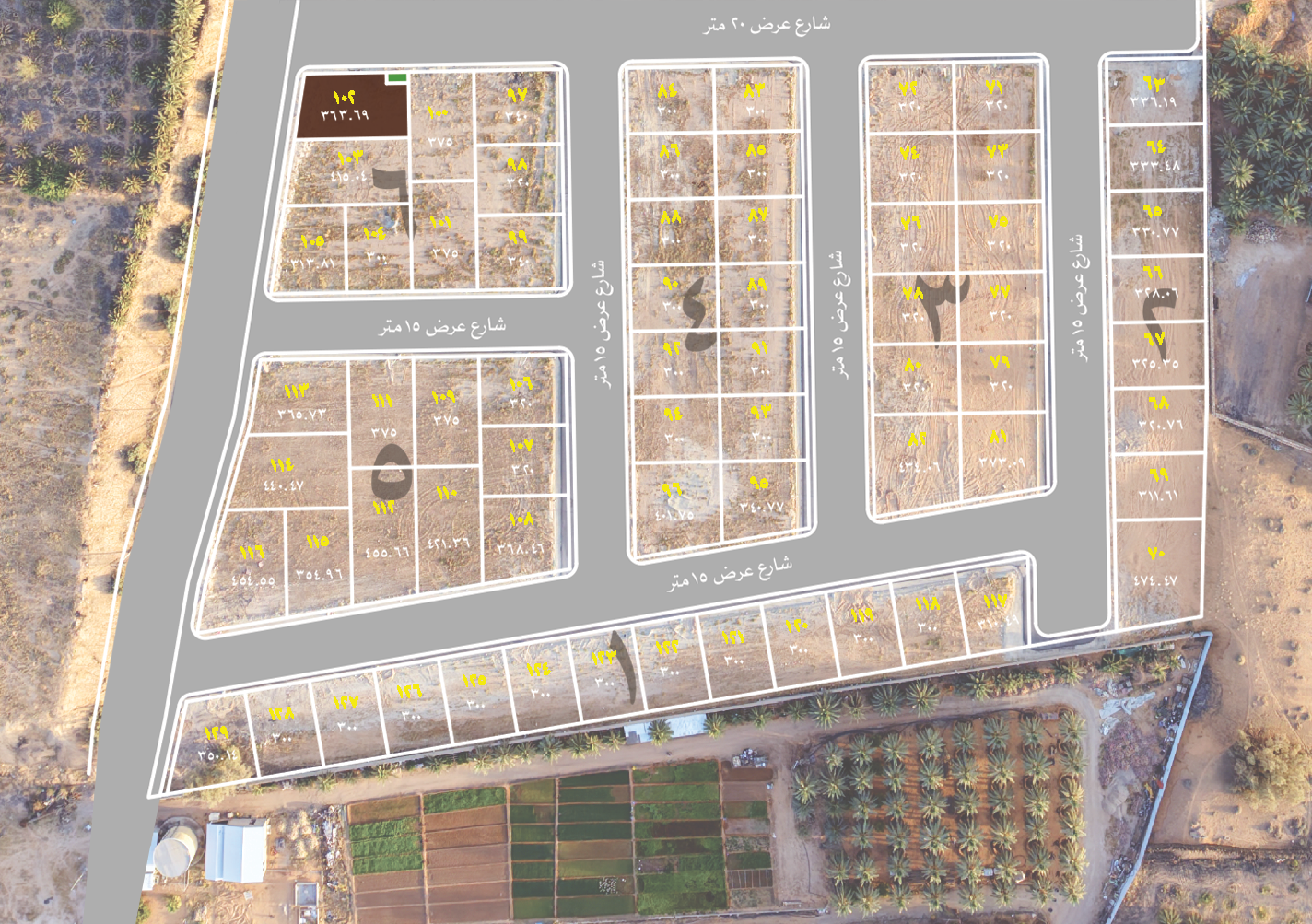 Preview image for قطعة سكنية رقم 102 بلك رقم 6