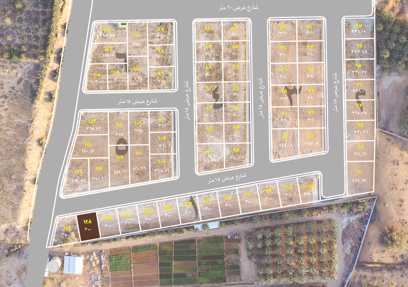 Preview image for قطعة سكنية رقم 128 بلك رقم 1